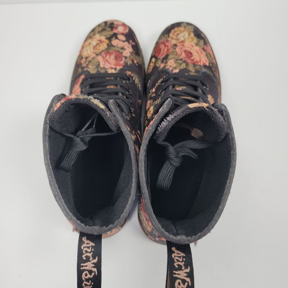 Dr. Martens Shoreditch Floral Women's Canvas Boots US Size 9 - Picture 5 of 9